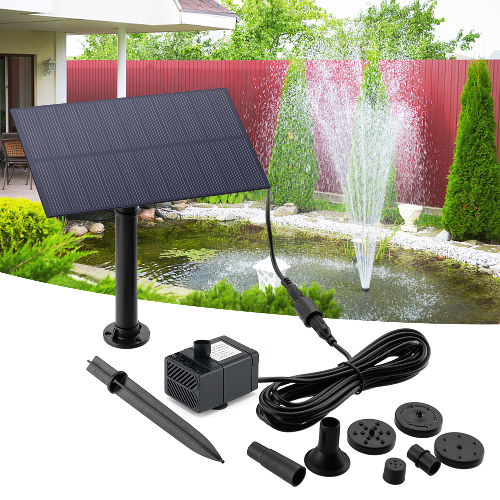 Aquarium Marine Fish - 5W 5V Solar Water Pump Garden