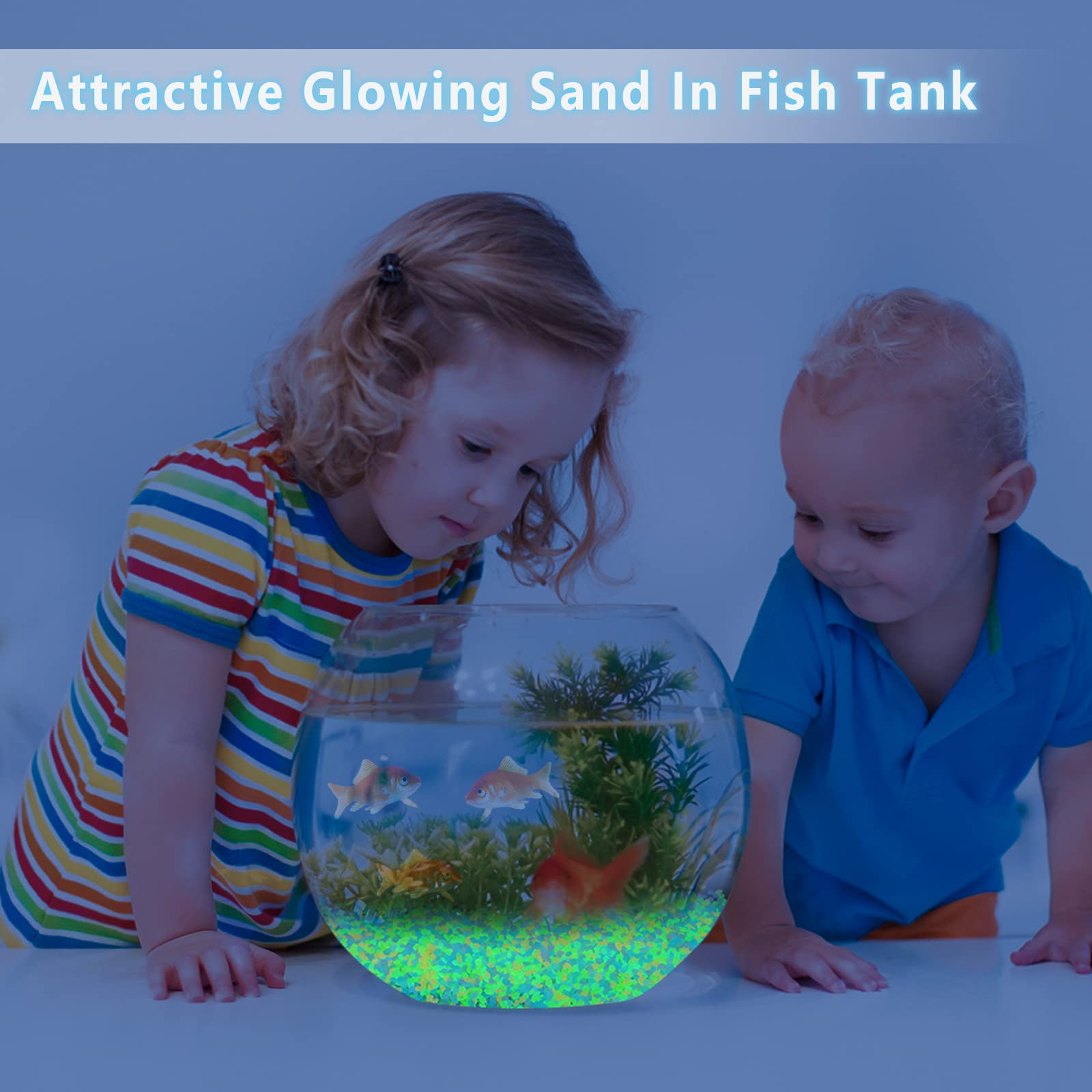 1000Pcs Luminous Sand Glow In  - Aquarium Marine Fish ulasan dan harga