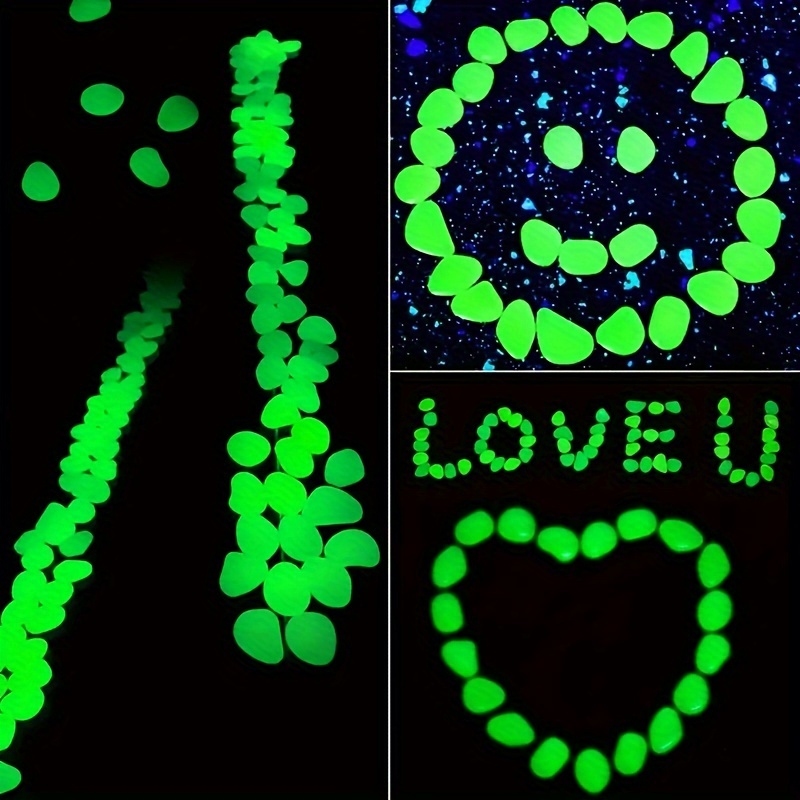 Glowing pebbles100-500pcsLumin - Aquarium Marine Fish ulasan dan harga