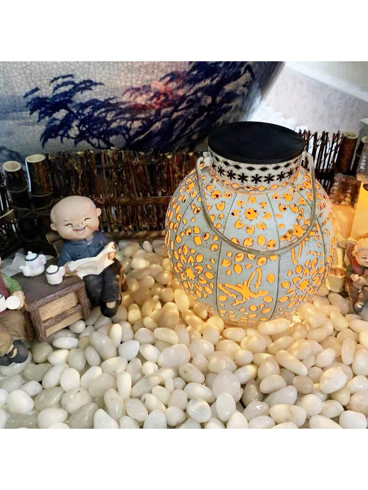 River Rocks Decorative Ornamen - Marine Aquarium Tanks ulasan dan harga