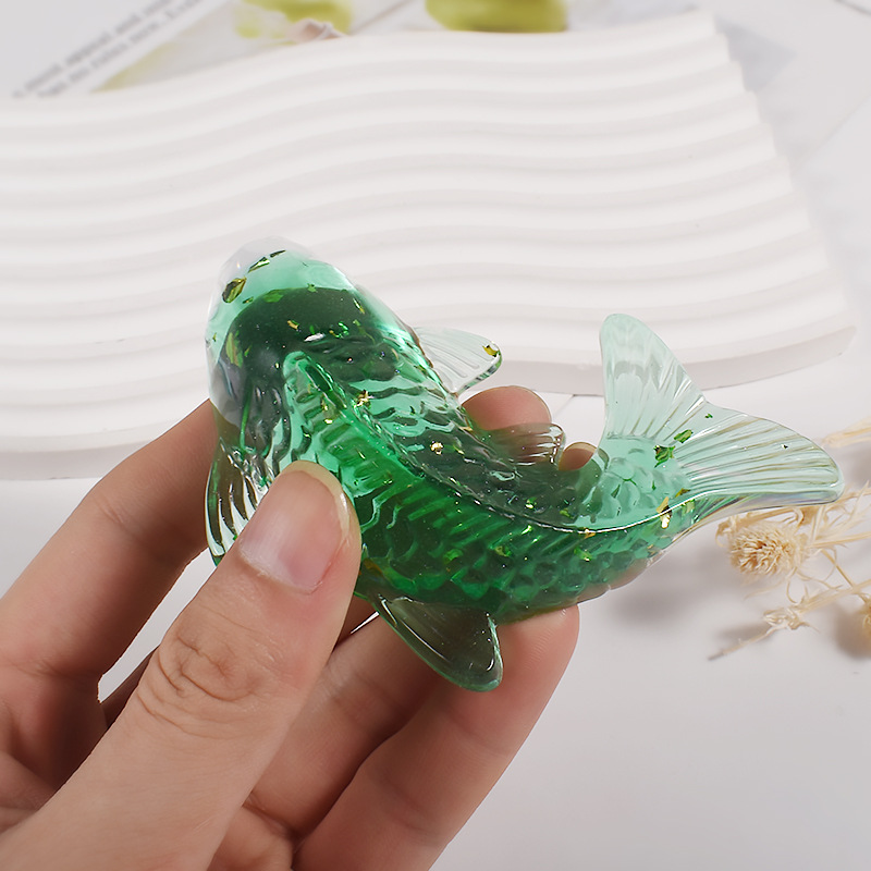 3D Koi Fish Shaped Epoxy Resin - Aquarium Marine Fish ulasan dan harga