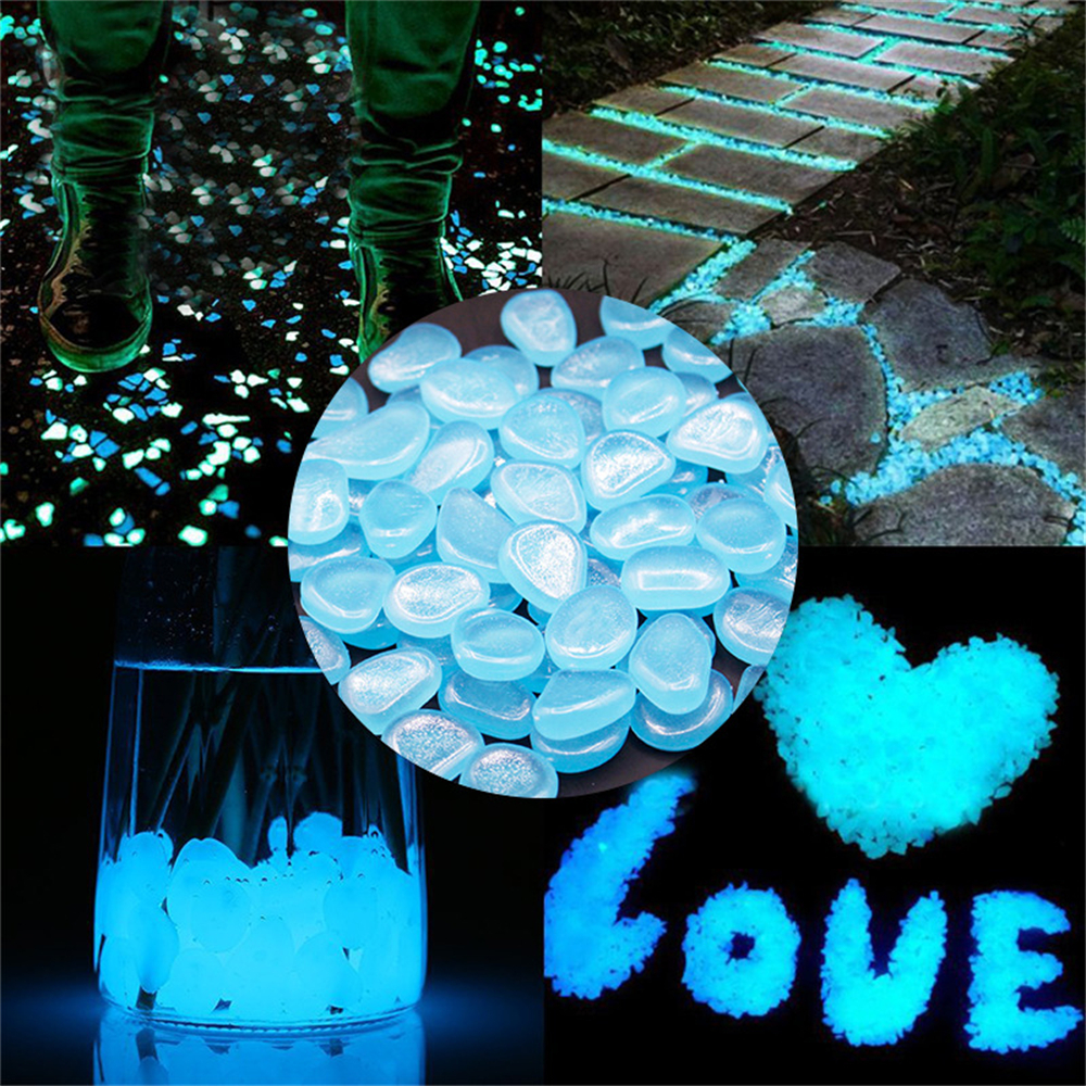 50pcs Luminous Stone Fluoresce - Aquarium Marine Fish ulasan dan harga