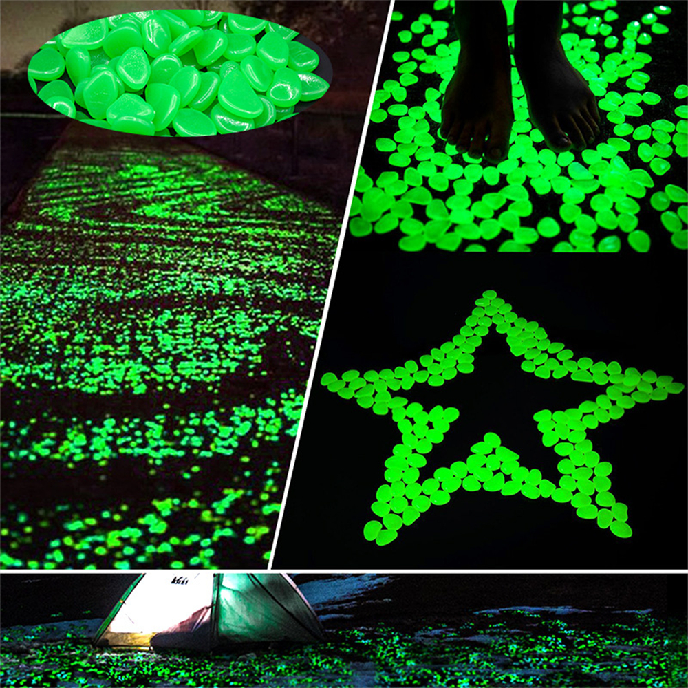 50pcs Luminous Stone Fluoresce - Aquarium Marine Fish ulasan dan harga
