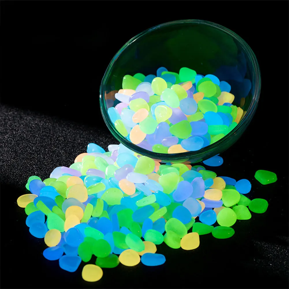 100Pcs Pebbles Glow In The Dar - Aquarium Marine Fish ulasan dan harga