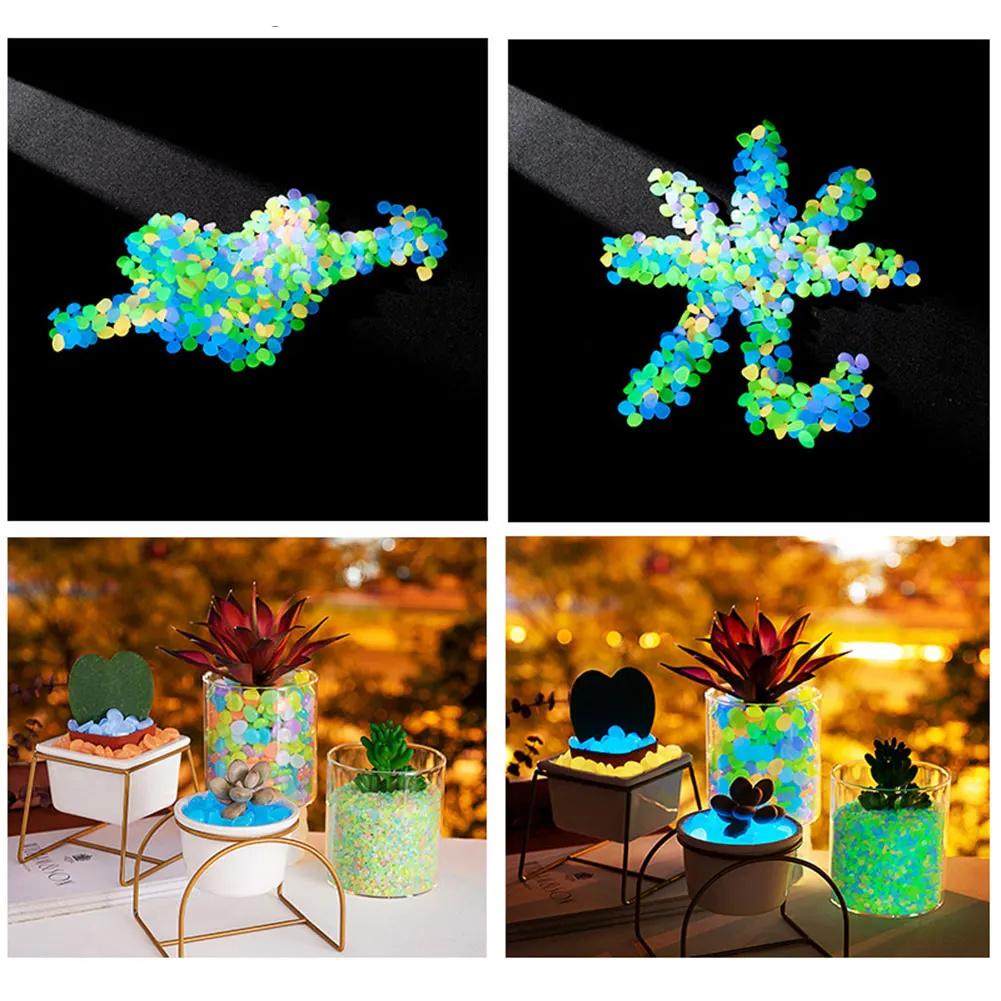 100Pcs Pebbles Glow In The Dar - Aquarium Marine Fish ulasan dan harga