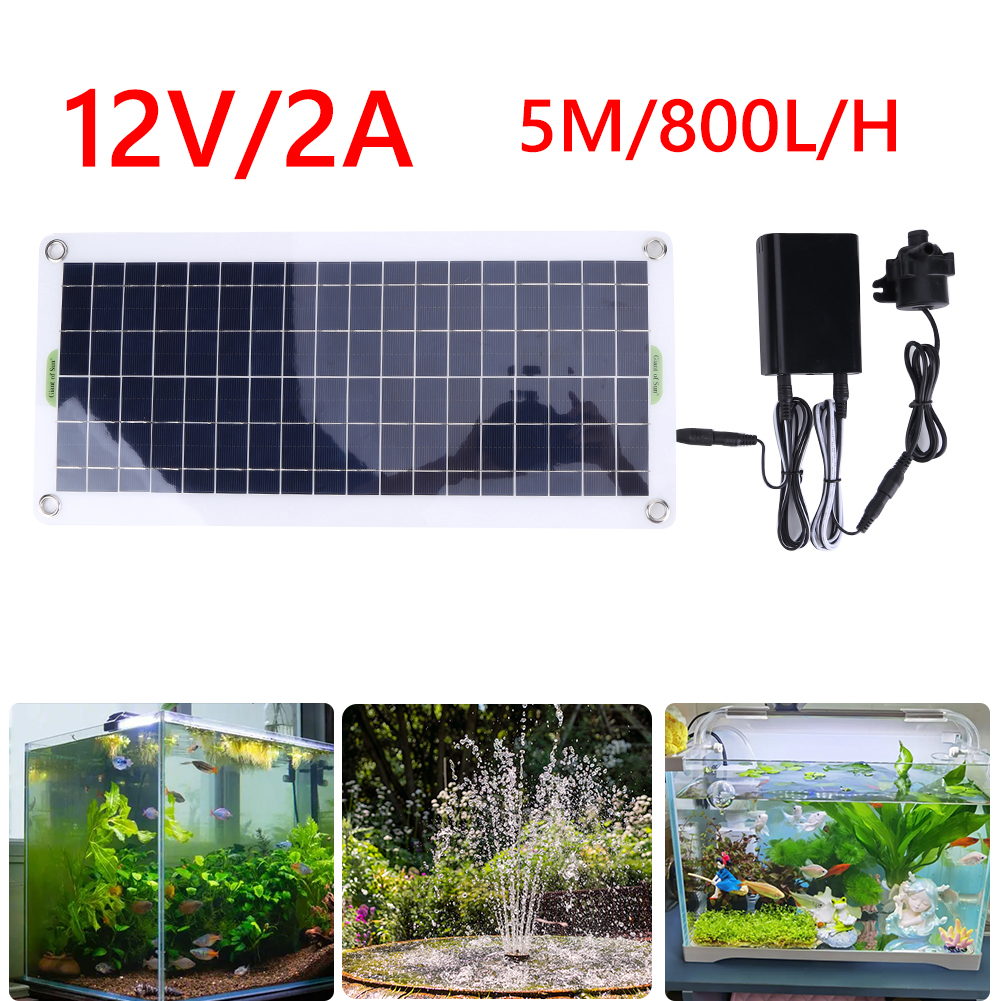 18V 30W Fountain Panel Pump Ga - Aquarium Marine Fish ulasan dan harga