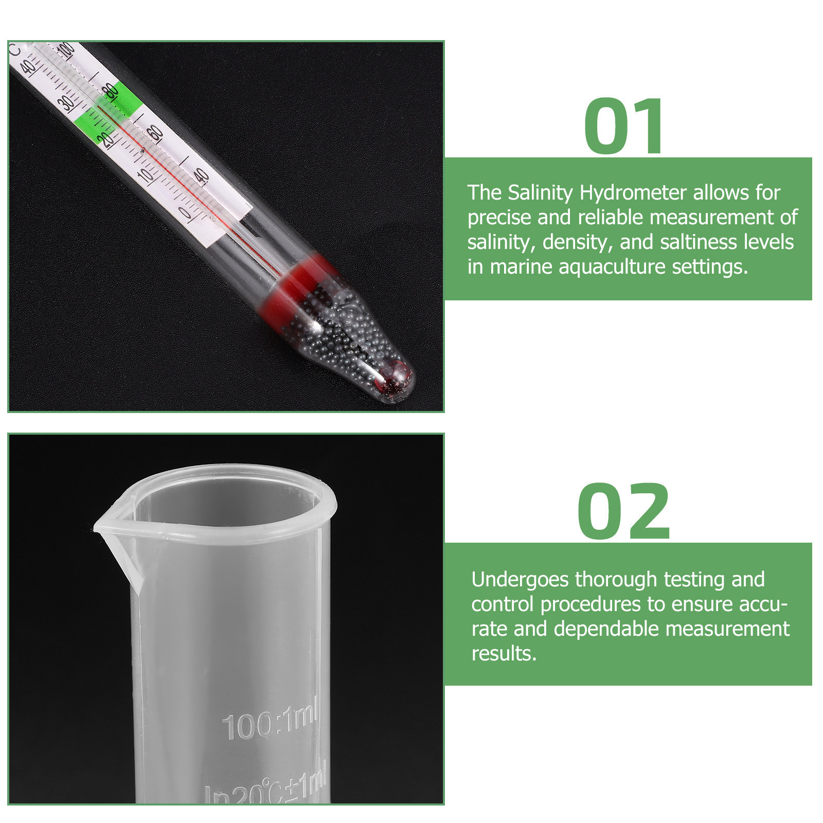 1Set Salinity Hydrometer for A - Aquarium Marine Fish ulasan dan harga
